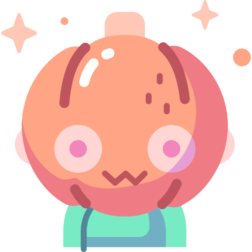 Pumpkin scary spooky costume icon