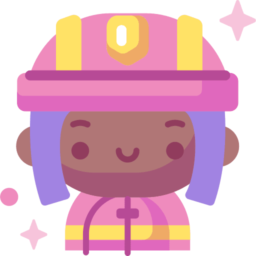 Firefighter avatar character user icon