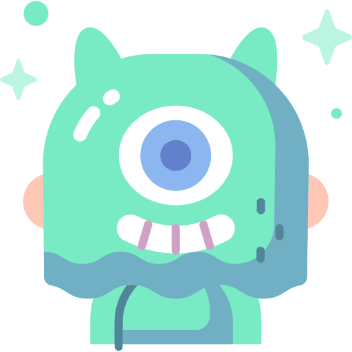 Monster avatar man costume icon