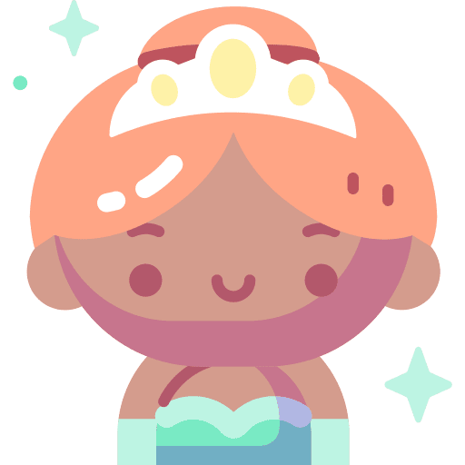 Princess fantasy crown avatar icon