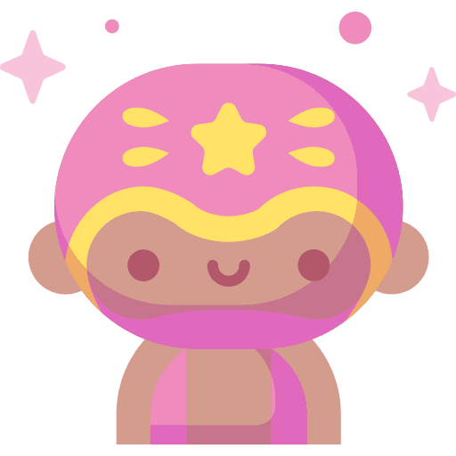 Wrestler halloween fight mask icon