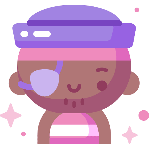 Pirate people fairytale characters icon