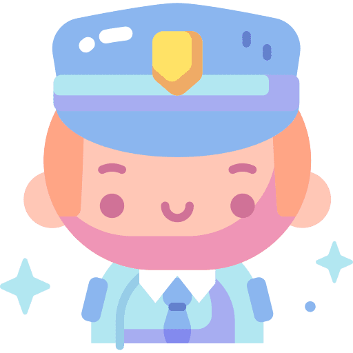 Police police cap security halloween icon