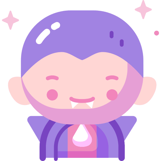 Vampire scary vampire character icon