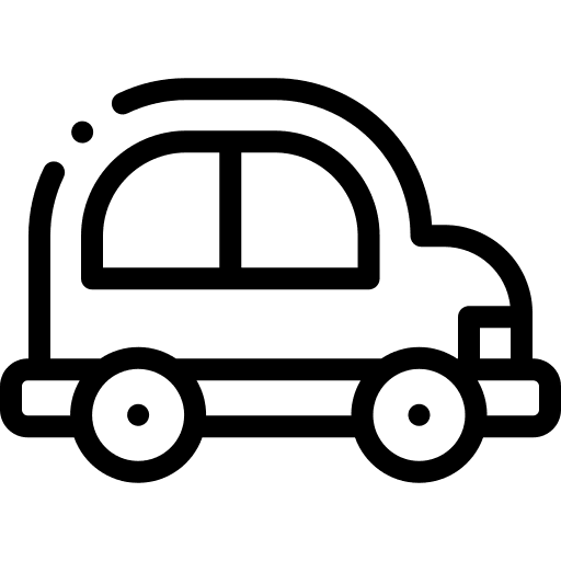 Toy car children automobile toy car icon