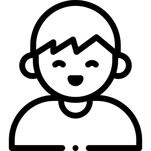 Boy kid and baby kid user icon