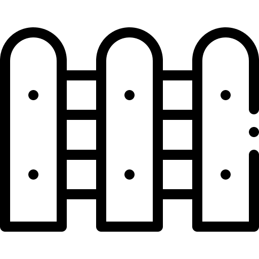 Fence kindergarten playground fence icon