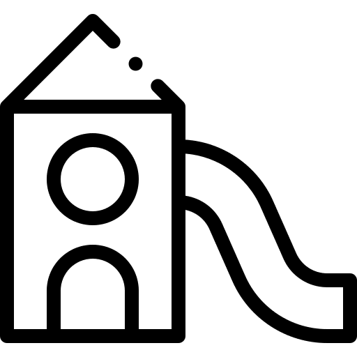 Playground entertainment kid and baby playtime icon