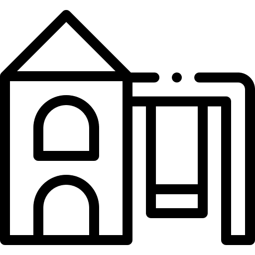 Playground leisure outdoor amusement park icon