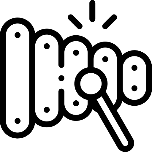 Xylophone xylophone percussion instrument musical instrument icon