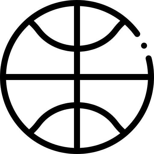 Basketball equipment basketball court sport team icon