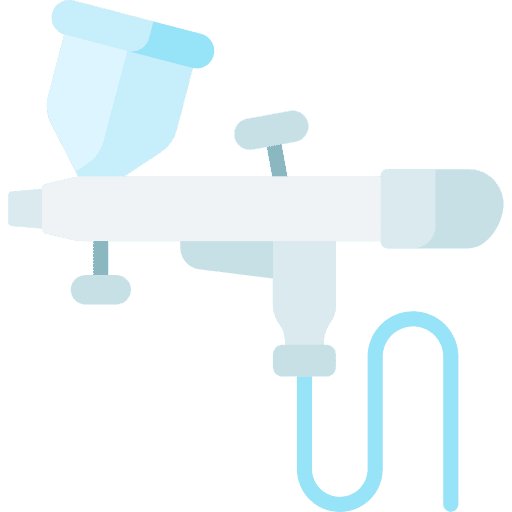 Airbrush spray paint gun art and design tools icon Airbrush spray paint gun art and design tools icon