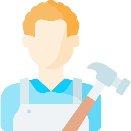 Craftsman artistic man people icon