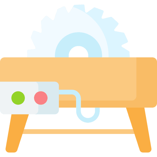 Table saw factory wood wooden icon