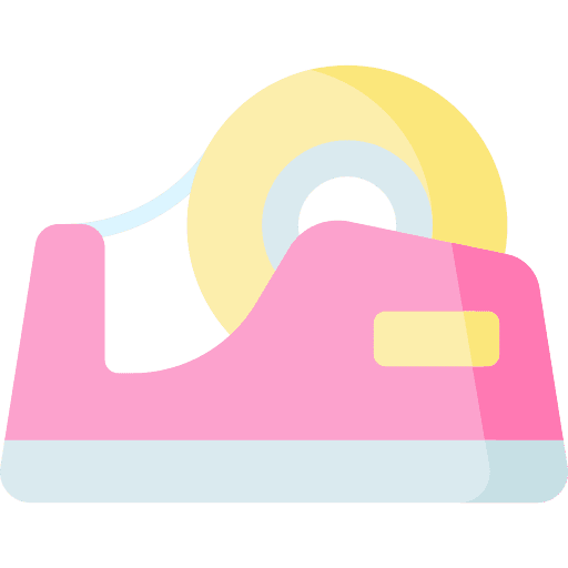 Adhesive tape dispenser office material education icon Adhesive tape dispenser office material education icon