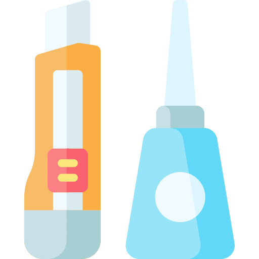 Liquid glue crafts education arts and crafts icon Liquid glue crafts education arts and crafts icon