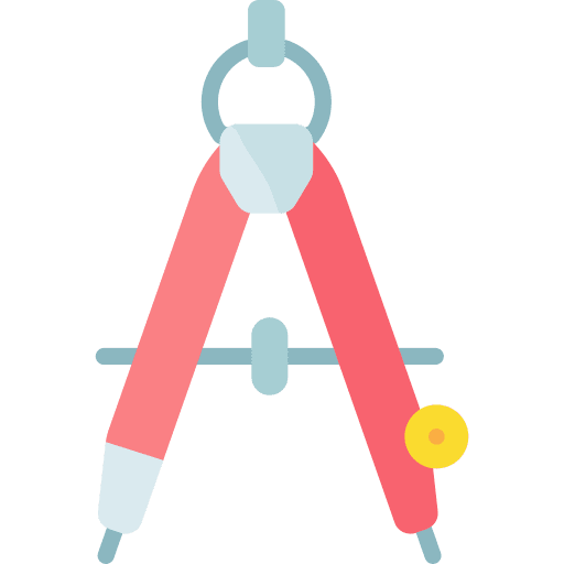 Compass drawing compass education icon Compass drawing compass education icon
