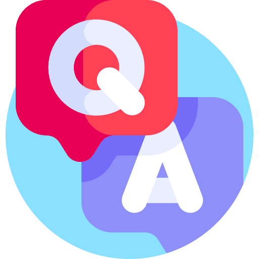 Q&a speech bubble communications doubt icon