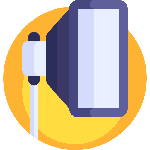 Softbox tools equipment light icon Softbox tools equipment light icon