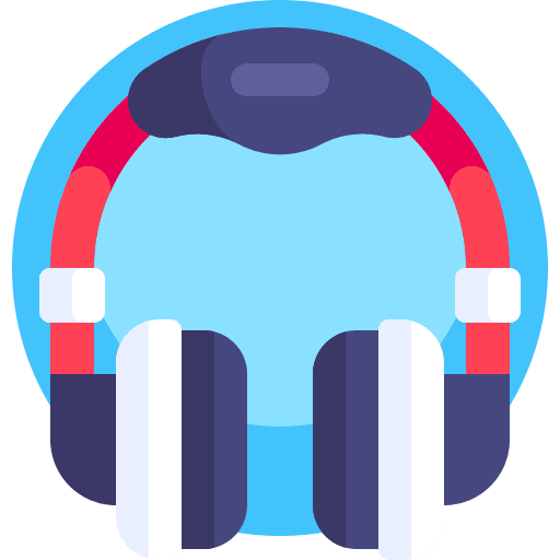 Headset microphone headphone electronics icon Headset microphone headphone electronics icon