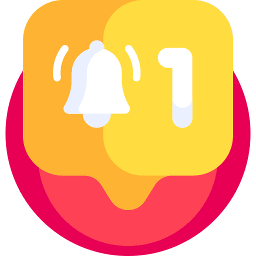 Notification notification social media bell icon Notification notification social media bell icon