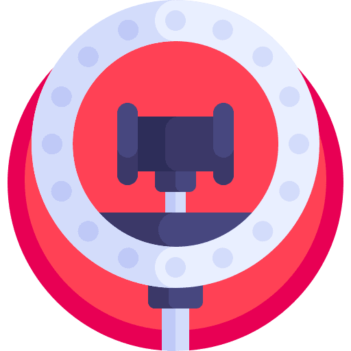 Ring light led light dslr led icon Ring light led light dslr led icon