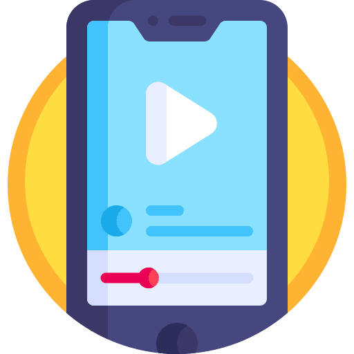 Streaming electronic devices smartphone multimedia icon Streaming electronic devices smartphone multimedia icon