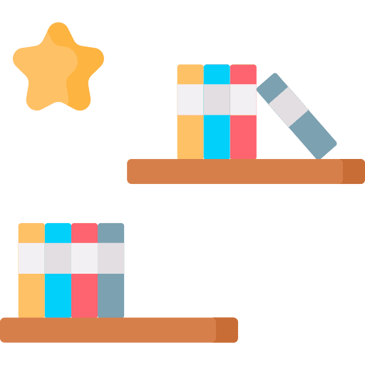 Book shelves room bookcase favorite icon Book shelves room bookcase favorite icon