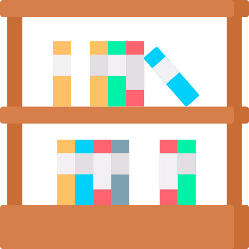 Library furniture furniture and household book icon Library furniture furniture and household book icon