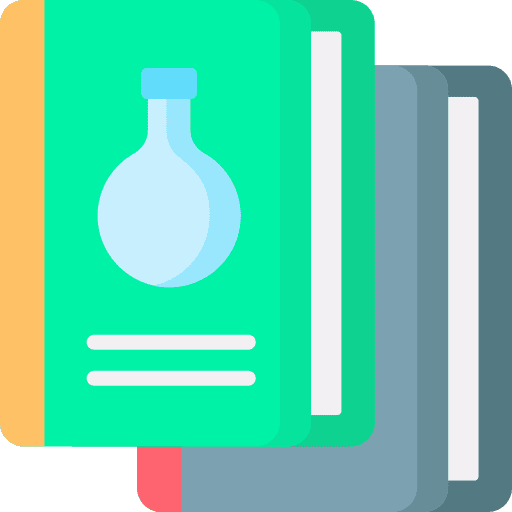 Science book science leaf biology icon Science book science leaf biology icon