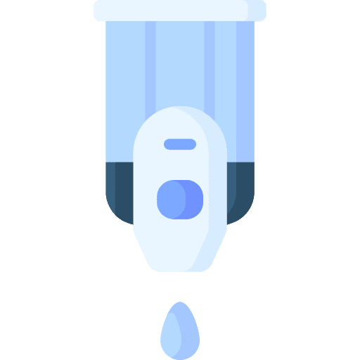 Hand sanitizer liquid soap hand wash healthcare and medical icon