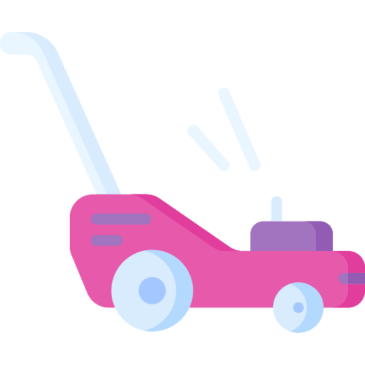 Lawn mower farm farming and gardening grow icon