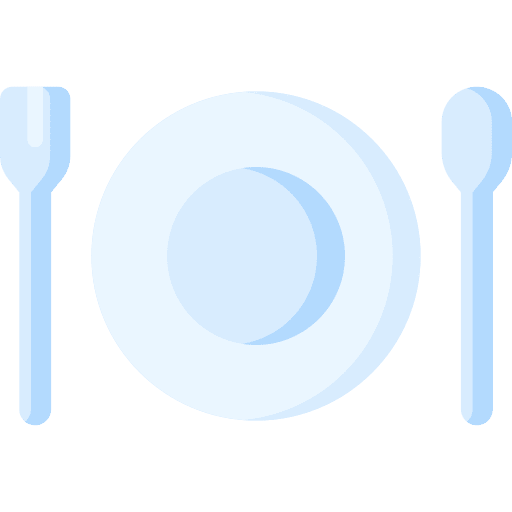 Plate dish lunch cutlery icon Plate dish lunch cutlery icon