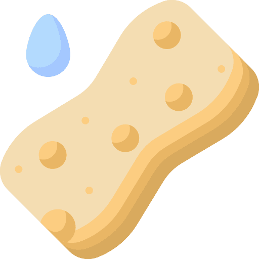 Sponge clean wipe hygiene icon Sponge clean wipe hygiene icon