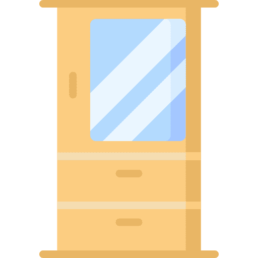 Cupboard mirror wardrobe cupboard icon Cupboard mirror wardrobe cupboard icon