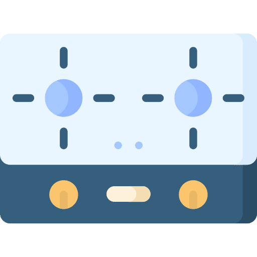 Gas stove cooker kitchenware food and restaurant icon Gas stove cooker kitchenware food and restaurant icon