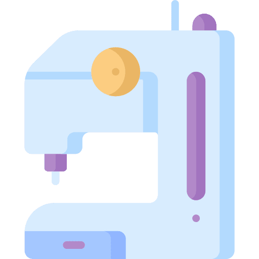 Sewing machine tool handcraft hobbies and free time icon Sewing machine tool handcraft hobbies and free time icon