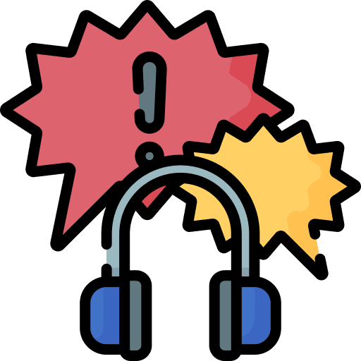 Noise pollution loud noise volume icon