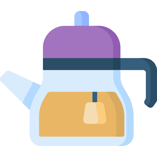 Teapot food and restaurant kitchenware tea bag icon Teapot food and restaurant kitchenware tea bag icon