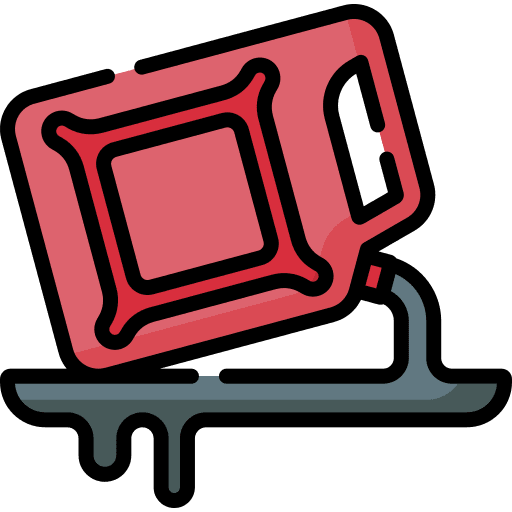 Oil spill contamination petrol oil spill icon