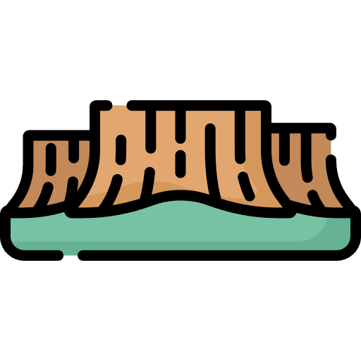 Deforestation wood logging trees icon