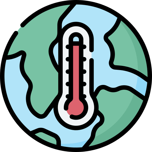 Global warming global warming crisis hot icon