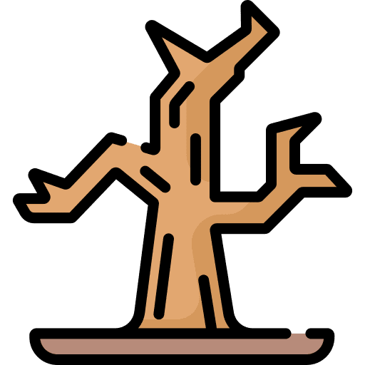 Tree natural disaster weather nature icon