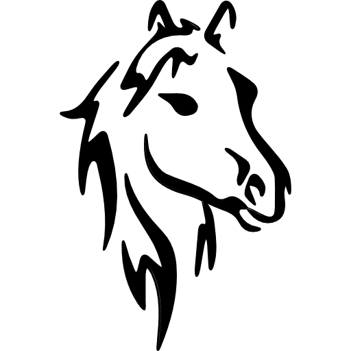 Horse face art sketch horses horse sketch animals icon