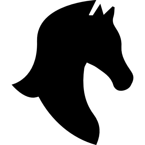 Horse head side view variant horses animals horse variant icon