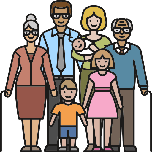 Family mom adult generation icon