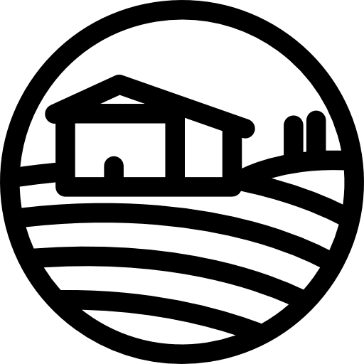 Fields farm nature hills icon Fields farm nature hills icon