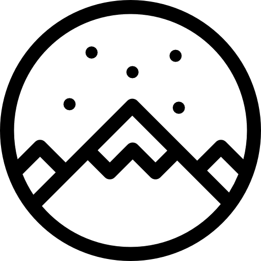 Mountain nature landscape mountain icon