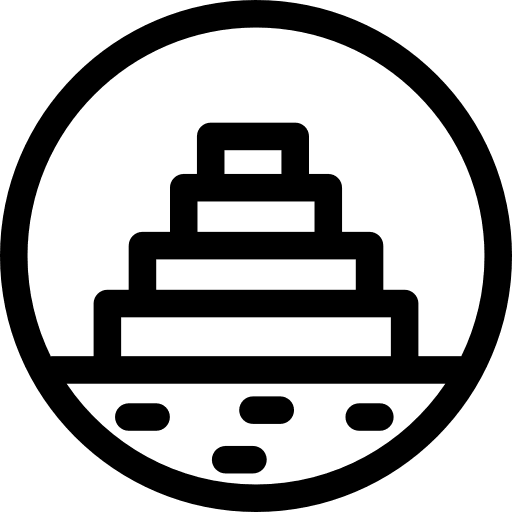 Pyramid landmark egypt desert icon Pyramid landmark egypt desert icon