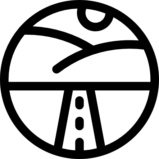 Road nature path road icon Road nature path road icon